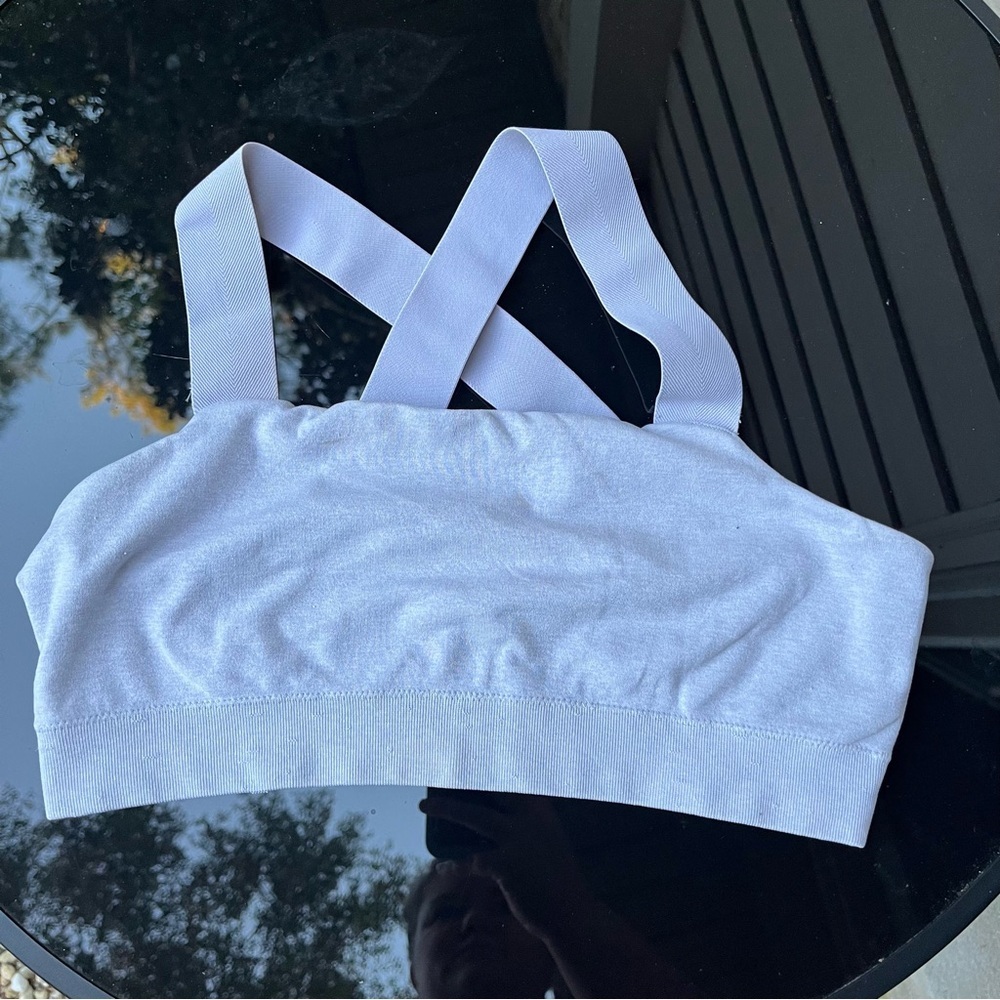 Aerie Light Purple Crisscross Sports Bra